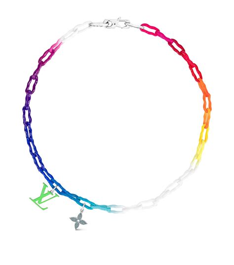 rainbow louis vuitton|Louis Vuitton rainbow necklace.